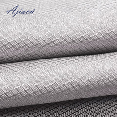 Ajiacn anti-electromagnetic radiation 100% silver fiber plaid cloth 5g communication EMF shielding clothing silver fiber cloth