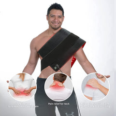 UTK Wearable Light Therapy Wrap 660nm LED Red Light and 850nm Near Infrared Light Therapy Pads