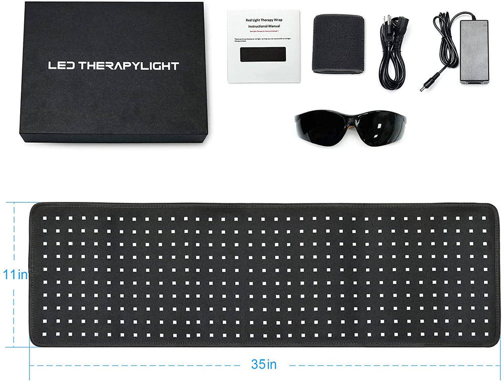 UTK Red Light Therapy Devices Wearable Wrap Red Light and Near Infrared LED Light Belt