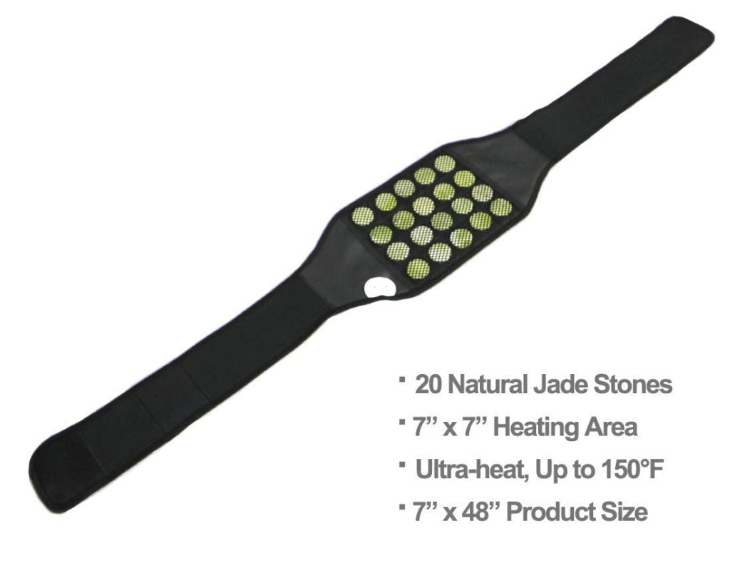 UTK Infrared Jade Heating Waist Wrap for Lower Back Pain