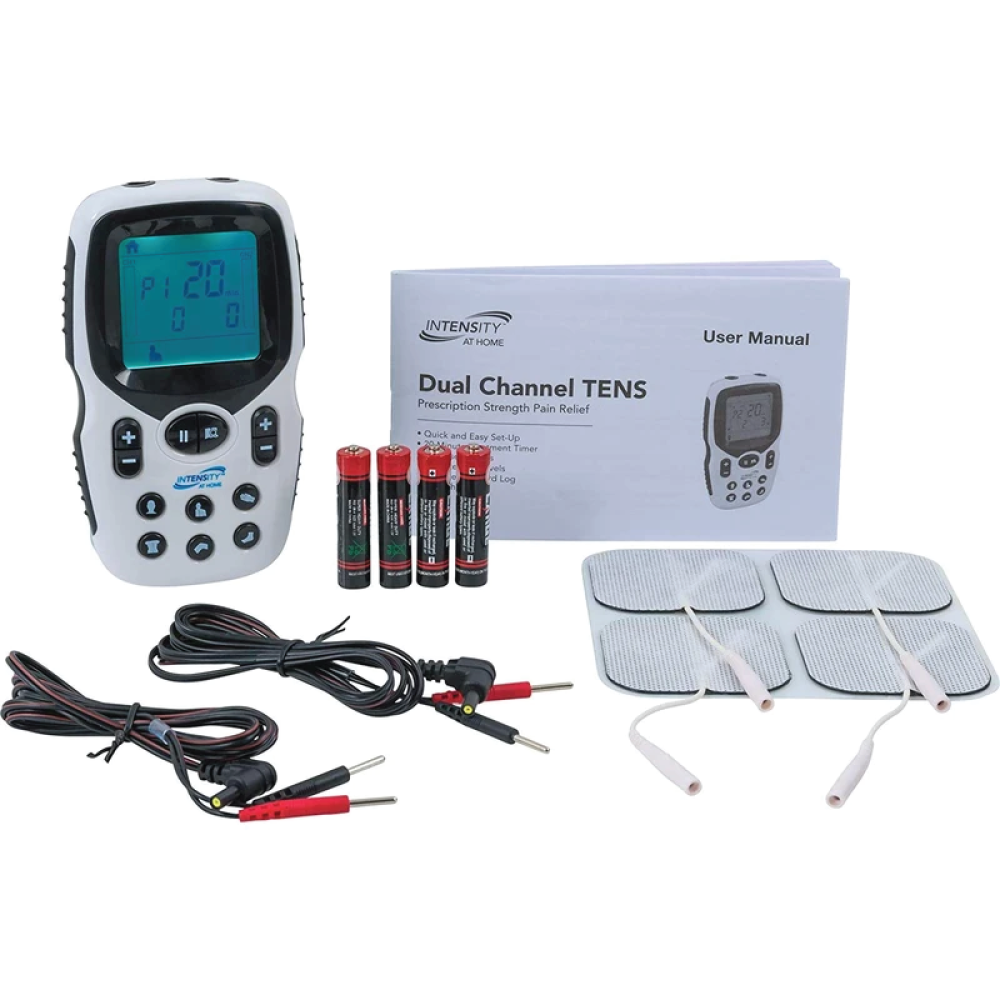 Tens Unit Muscle Stimulator Therapy Full Body Pain Relief Dual