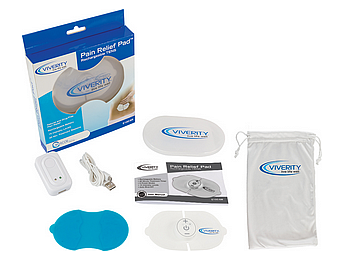 Viverity Pain Relief Pad, Rechargeable Wireless TENS Unit