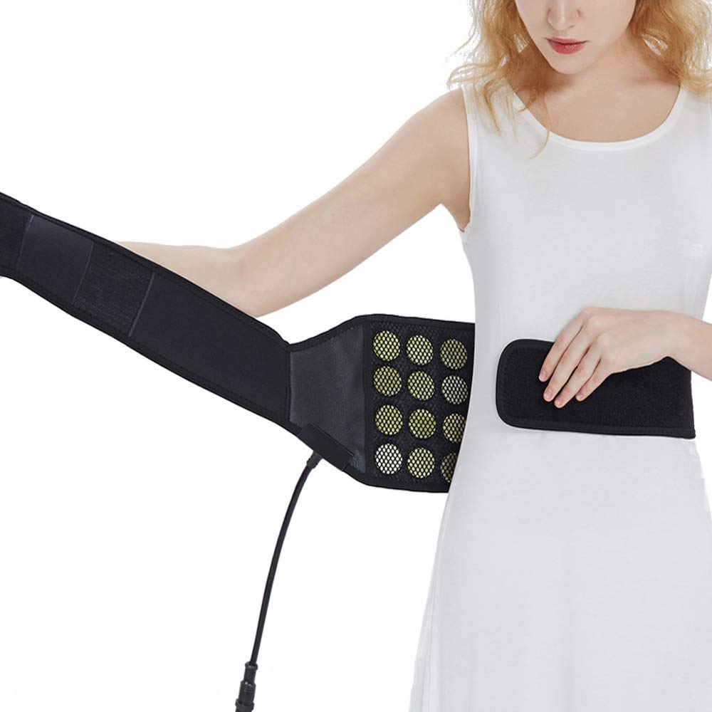 UTK Infrared Jade Heating Waist Wrap for Lower Back Pain 